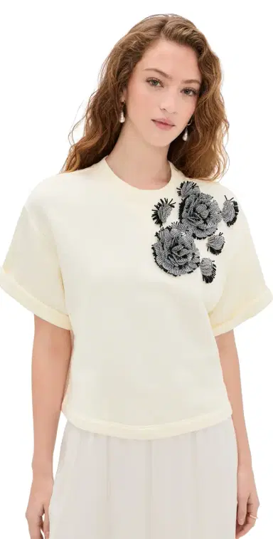 Ulla Johnson Cove Top with Embroidery | Thumbnail 1 Ulla Johnson Cove Top with Embroidery | Thumbnail 1