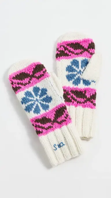Sea Mavis Knit Mittens | Thumbnail 2