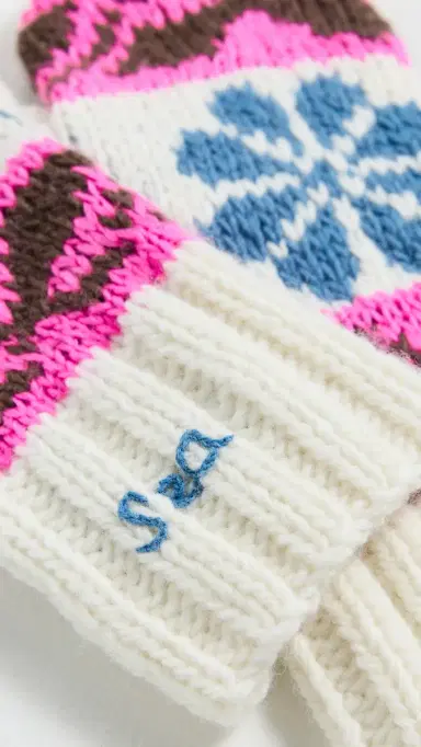 Sea Mavis Knit Mittens | Thumbnail 4