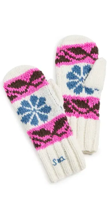 Sea Mavis Knit Mittens | Thumbnail 1