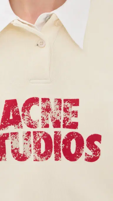 Acne Studios Long Sleeve Pullover Off White | Thumbnail 6