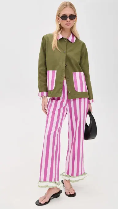 Lisa Says Gah Chelsea Pants Rose Stripe | Thumbnail 2 Lisa Says Gah Chelsea Pants Rose Stripe | Thumbnail 2