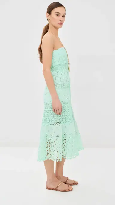 TEMPTATION POSITANO Ruta Dress Aqua M | Thumbnail 4
