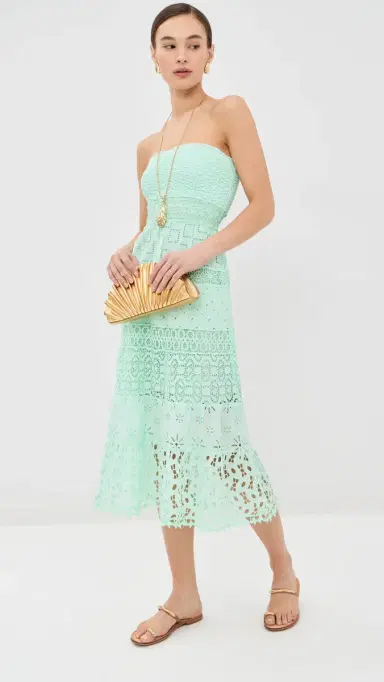 TEMPTATION POSITANO Ruta Dress Aqua M | Thumbnail 5