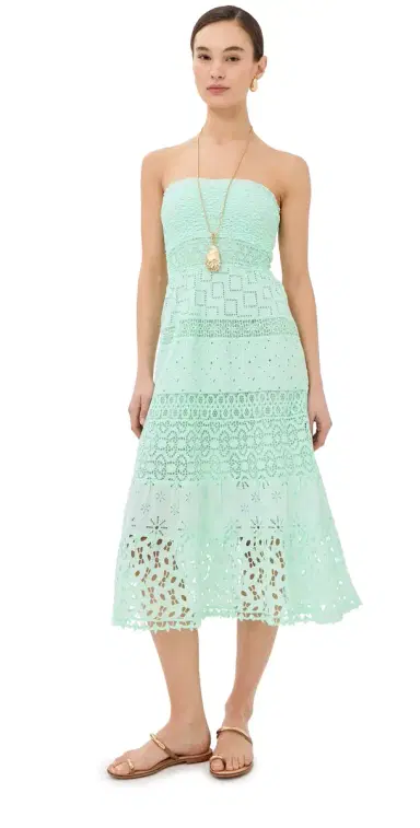 TEMPTATION POSITANO Ruta Dress Aqua M | Thumbnail 1