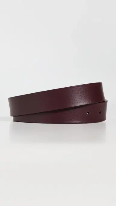 Vince 30mm Calf Leather Belt Fig | Thumbnail 4