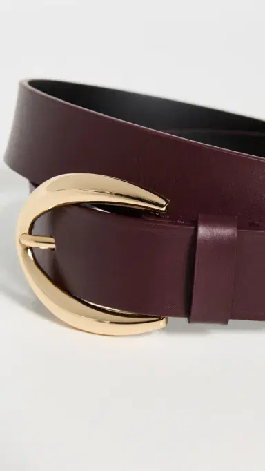 Vince 30mm Calf Leather Belt Fig | Thumbnail 5