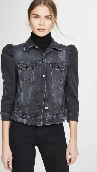 Retrofête Ada Denim Jacket Faded Black L | Thumbnail 2