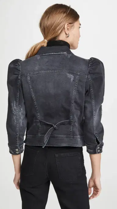 Retrofête Ada Denim Jacket Faded Black L | Thumbnail 3