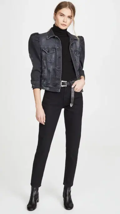 Retrofête Ada Denim Jacket Faded Black L | Thumbnail 5