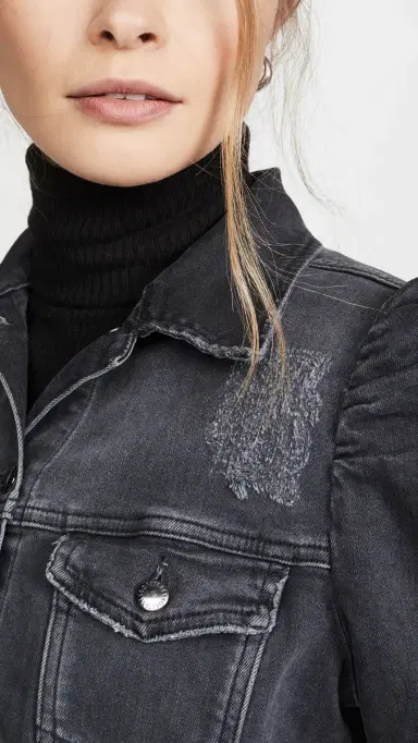 Retrofête Ada Denim Jacket Faded Black L | Thumbnail 6