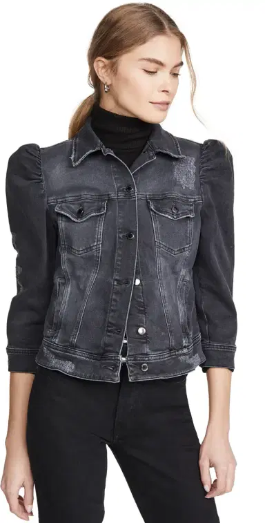 Retrofête Ada Denim Jacket Faded Black L | Thumbnail 1