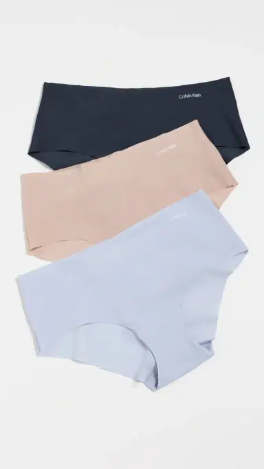 Calvin Klein Underwear Invisibles Hipster 3 Pack Casual Blue/Speakeasy/Cedar | Thumbnail 2