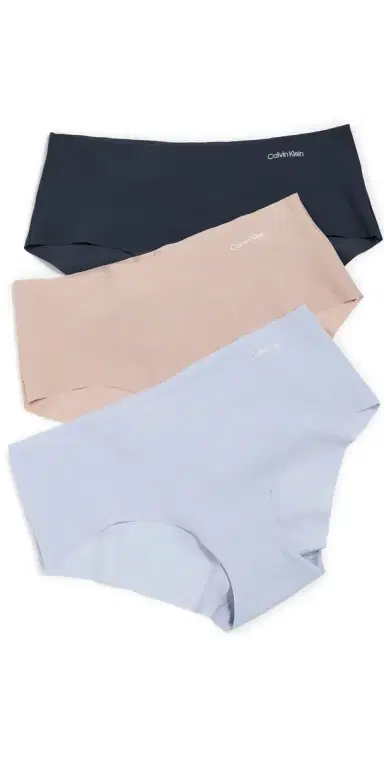 Calvin Klein Underwear Invisibles Hipster 3 Pack Casual Blue/Speakeasy/Cedar | Thumbnail 1