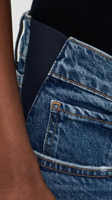Hatch The Boyfriend Maternity Jeans True Indigo 27 | Thumbnail 6