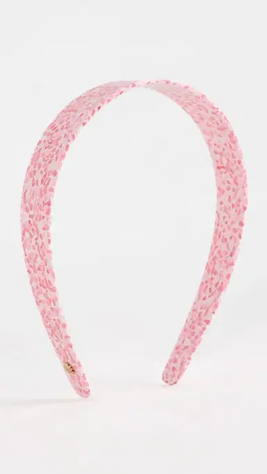 Lele Sadoughi Emma Acetate Headband Terrazzo Blush | Thumbnail 2