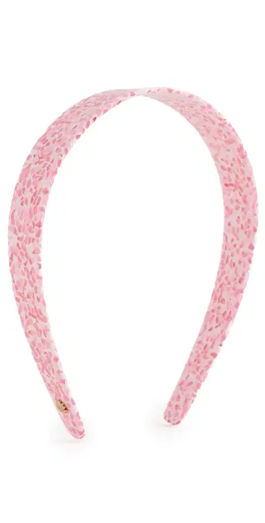 Lele Sadoughi Emma Acetate Headband Terrazzo Blush | Thumbnail 1