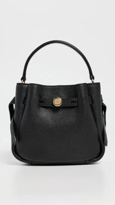 Tory Burch Romy Mini Bucket Bag Black One Size | Thumbnail 2