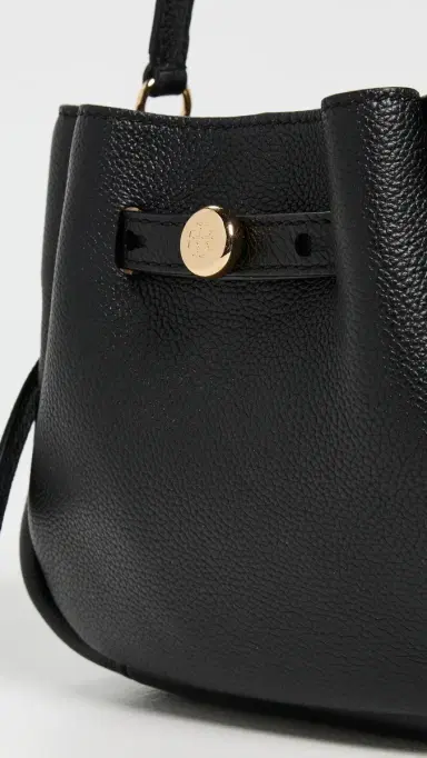 Tory Burch Romy Mini Bucket Bag Black One Size | Thumbnail 5