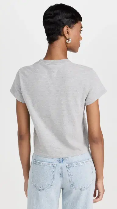 RE/DONE 50s Boxy Tee Heather Grey M | Thumbnail 3