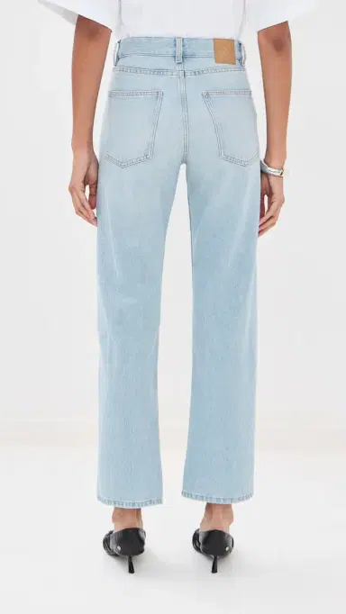 BITE Studios Curved Organic Cotton Denim Jeans Brushed Light Blue 29 | Thumbnail 3