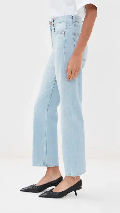BITE Studios Curved Organic Cotton Denim Jeans Brushed Light Blue 29 | Thumbnail 4
