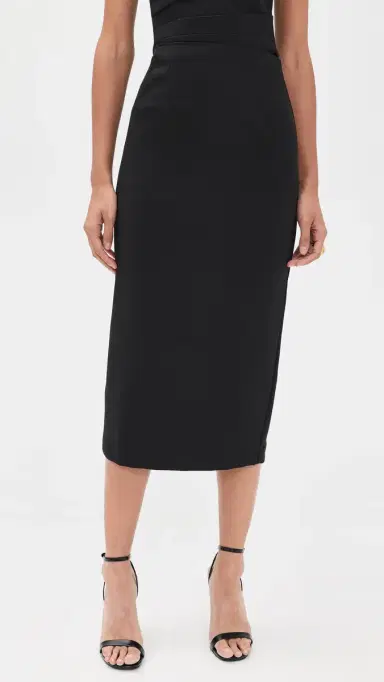 BLACK HALO Marla 2 Piece Midi Dress Black 2 | Thumbnail 5