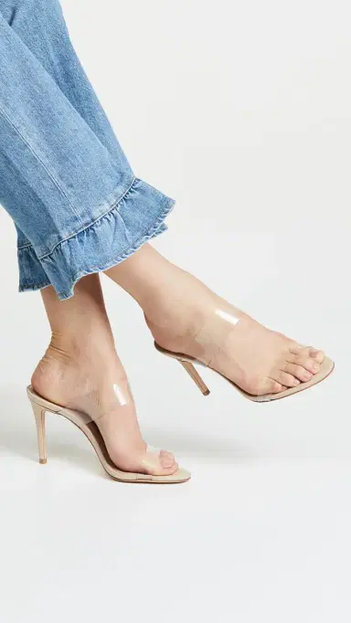 Schutz Ariella Strappy Sandals Transparent 6 | Thumbnail 3