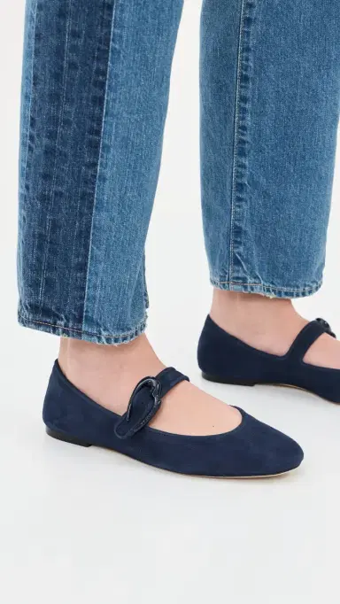 Larroudé Verona Ballet Flats Lancaster Indigo 5 | Thumbnail 3 Larroudé Verona Ballet Flats Lancaster Indigo 5 | Thumbnail 3