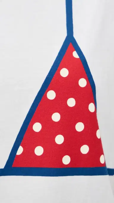 Sunny Somewhere Polka Dot Bikini Tee White S | Thumbnail 6 Sunny Somewhere Polka Dot Bikini Tee White S | Thumbnail 6
