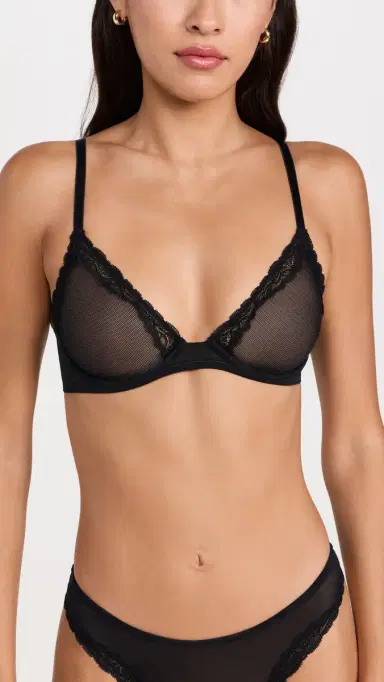 Skarlett Blue Passion Unlined Underwire Bra Black | Thumbnail 2