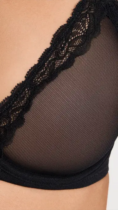 Skarlett Blue Passion Unlined Underwire Bra Black | Thumbnail 6
