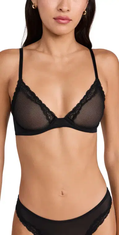 Skarlett Blue Passion Unlined Underwire Bra Black | Thumbnail 1