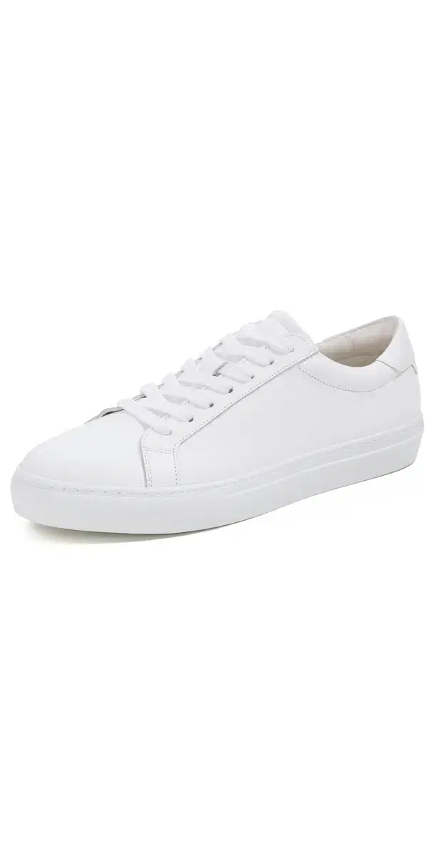 Theodor Leather Sneakers White