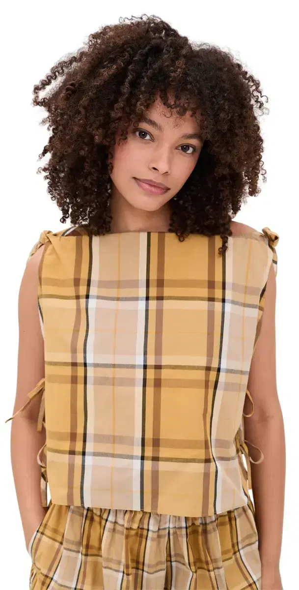 Copeland Plaid Top Yellow