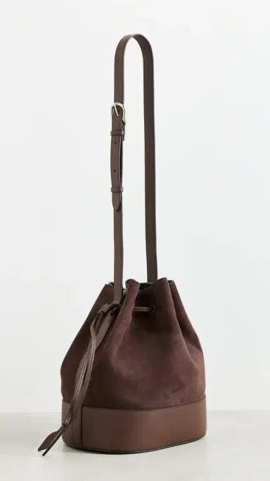 Hunting Season The Extra Large Drawstring in Suede | Thumbnail 4