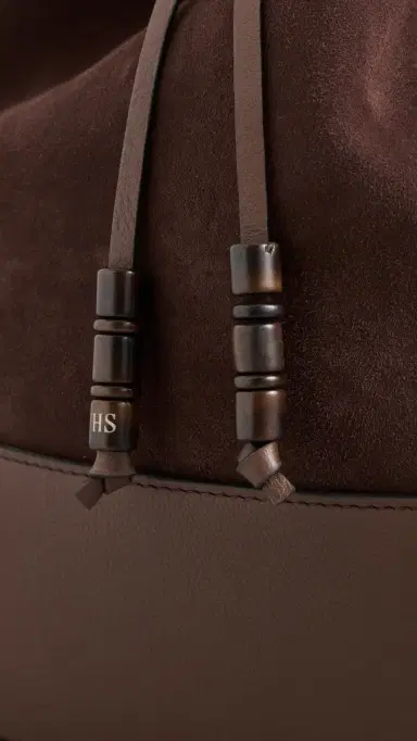 Hunting Season The Extra Large Drawstring in Suede | Thumbnail 5