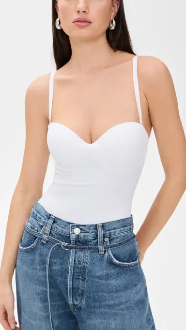 Wolford Forming String Thong Bodysuit White | Thumbnail 2 Wolford Forming String Thong Bodysuit White | Thumbnail 2