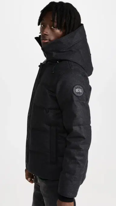 Canada Goose MacMillan Wool Parka Carbon Mel | Thumbnail 4 Canada Goose MacMillan Wool Parka Carbon Mel | Thumbnail 4