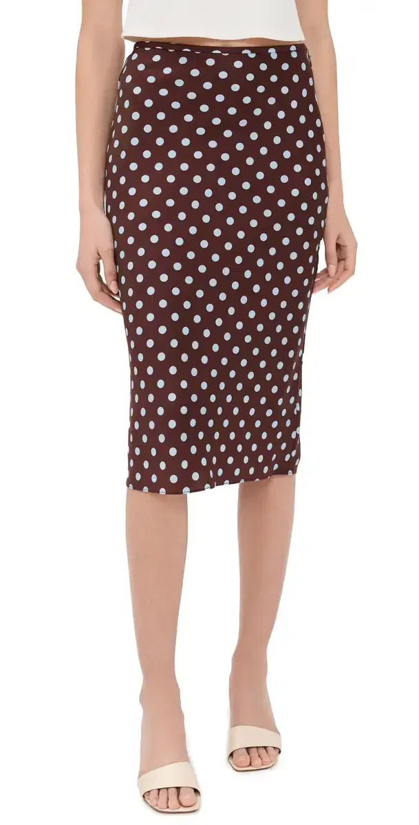 eo Skirt Chocolate Polka Dot