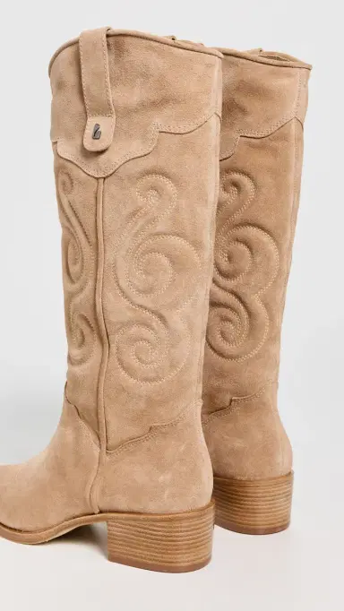 Larroudé Paloma Boots Peanut 9 | Thumbnail 5