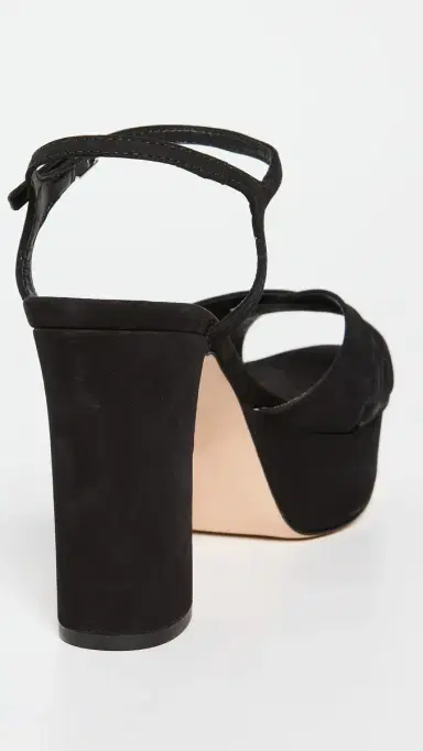 Schutz Keefa Platform Sandals Black 6 | Thumbnail 3