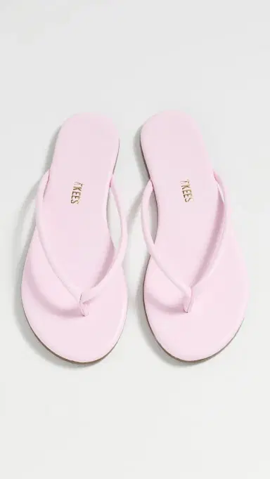 TKEES Tubular Lily Flip Flops Powder Pink | Thumbnail 5