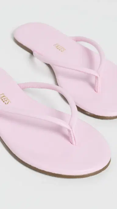 TKEES Tubular Lily Flip Flops Powder Pink | Thumbnail 6