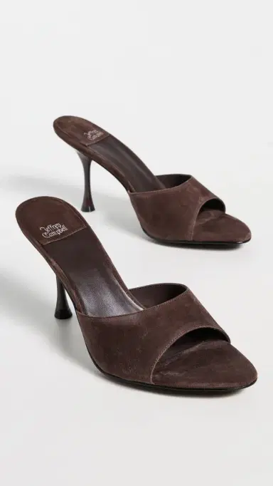Jeffrey Campbell Agent Sandals Brown Suede | Thumbnail 4