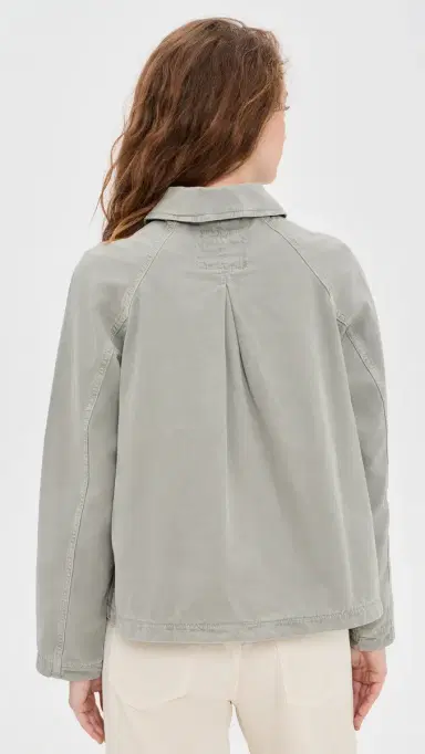 Marine Layer Crop Trench Coat Shadow L | Thumbnail 3