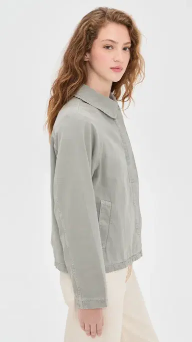 Marine Layer Crop Trench Coat Shadow L | Thumbnail 4