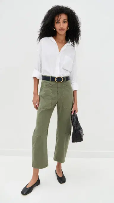 Nili Lotan Shon Twill Pants Camo | Thumbnail 5 Nili Lotan Shon Twill Pants Camo | Thumbnail 5