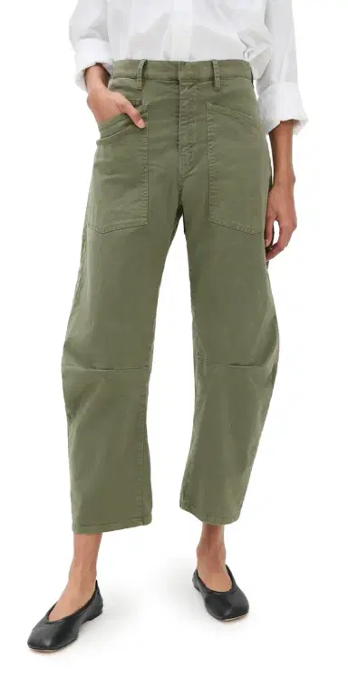 Nili Lotan Shon Twill Pants Camo | Thumbnail 1 Nili Lotan Shon Twill Pants Camo | Thumbnail 1