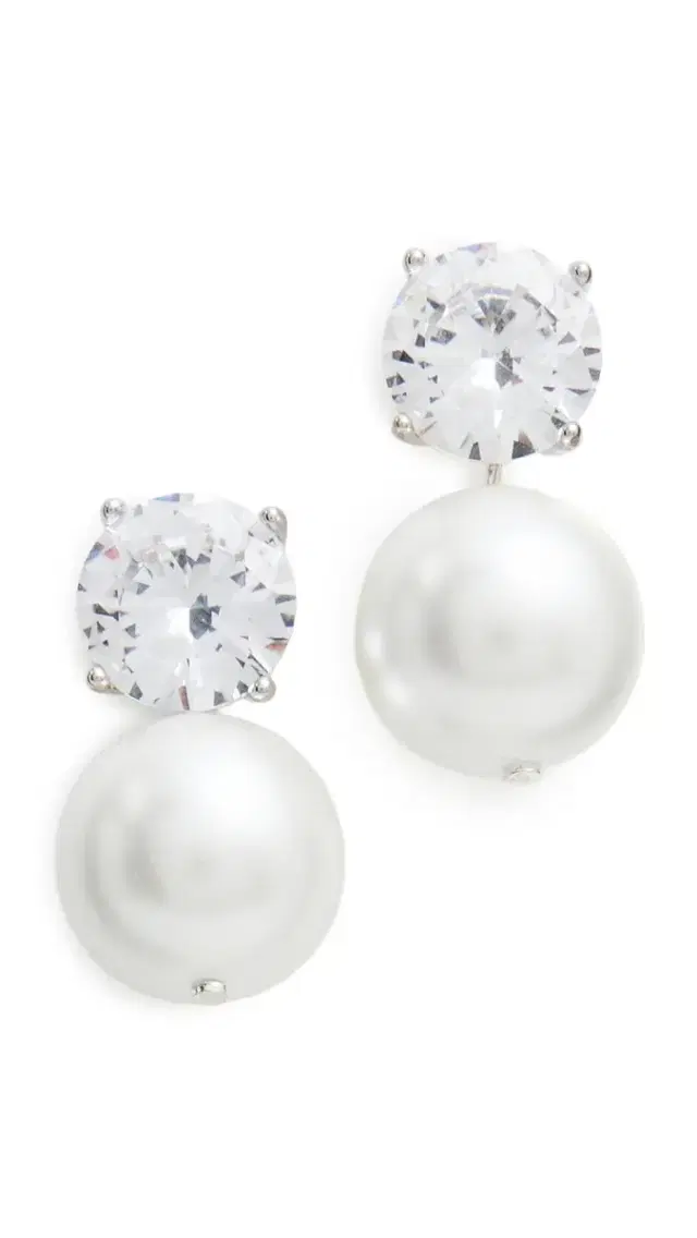 Cleo Large Earrings Pearl One Size
